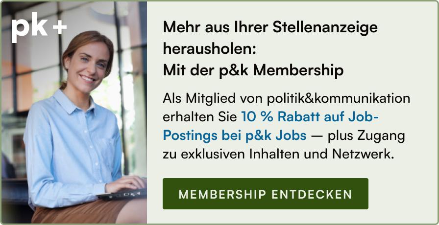 Politik & Kommunikation Membership